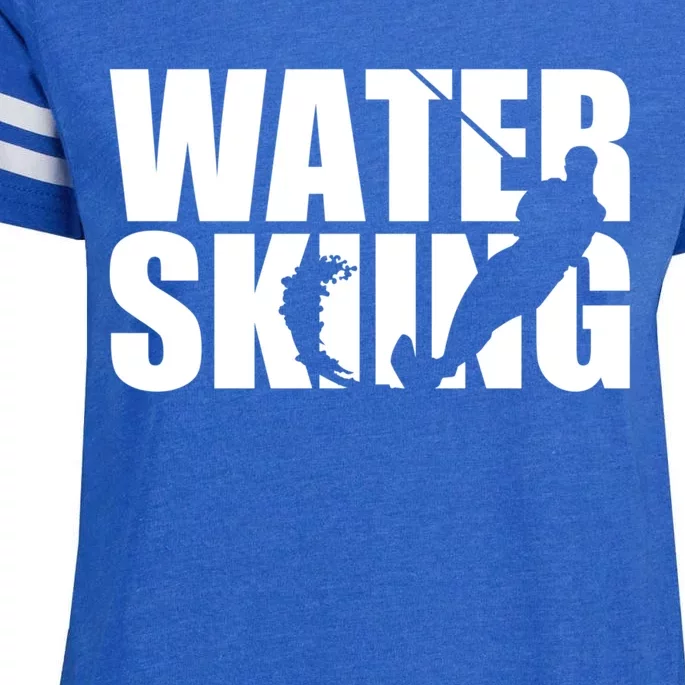 Water Skiing Cute Gift Enza Ladies Jersey Football T-Shirt