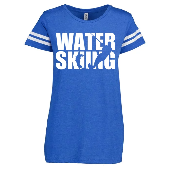 Water Skiing Cute Gift Enza Ladies Jersey Football T-Shirt