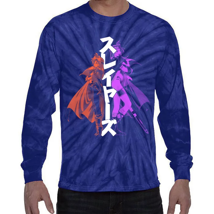 Witch Sisters (Color) Tie-Dye Long Sleeve Shirt