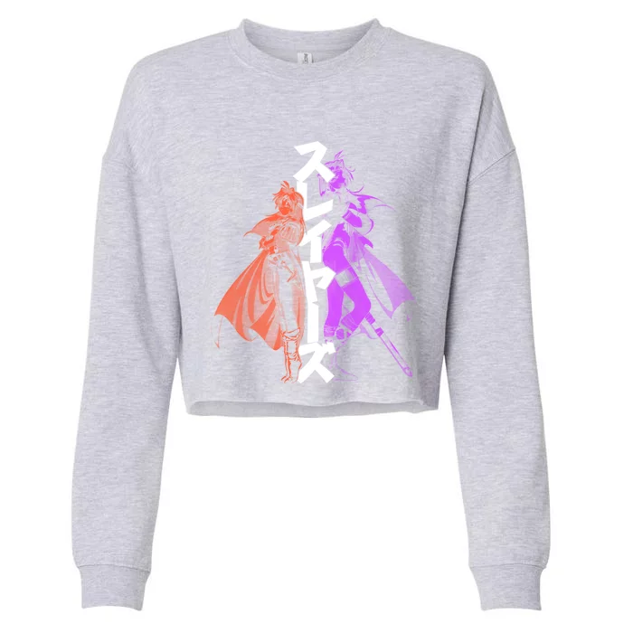 Witch Sisters (Color) Cropped Pullover Crew