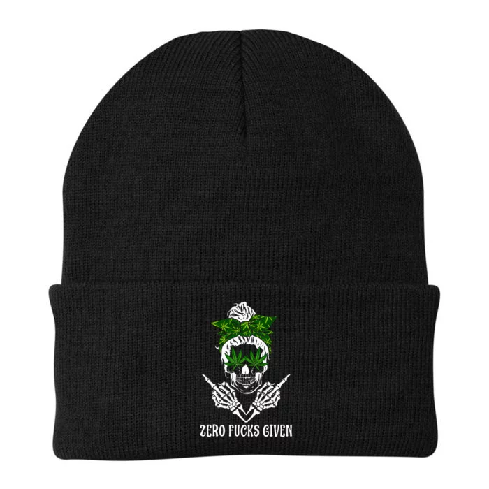 Weed Skull Cannabis Marijuana 420 Thc Weed Lover Knit Cap Winter Beanie