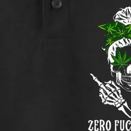 Weed Skull Cannabis Marijuana 420 Thc Weed Lover Dry Zone Grid Performance Polo