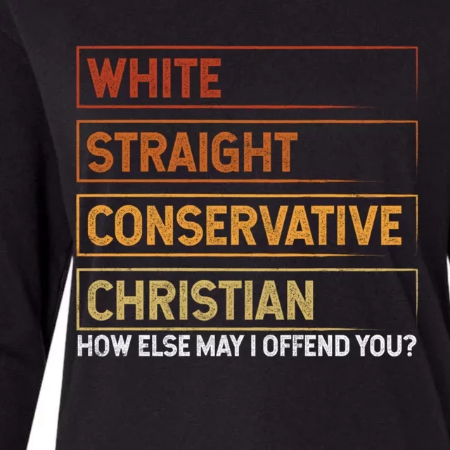 White Straight Conservative Christian Patriotic Christianity Womens Cotton Relaxed Long Sleeve T-Shirt