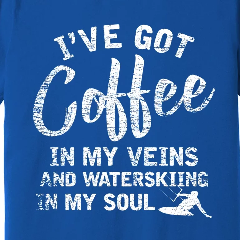 Water Ski Coffee Soul Water Skiing Gift Premium T-Shirt