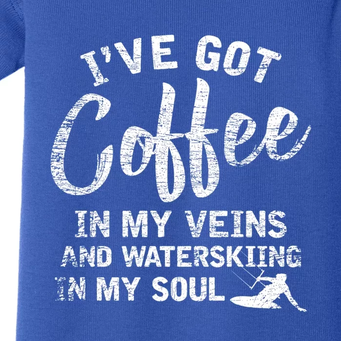 Water Ski Coffee Soul Water Skiing Gift Baby Bodysuit