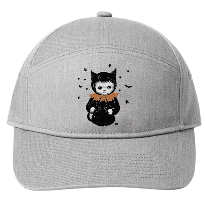 Wearing Spooky Cat 7-Panel Snapback Hat