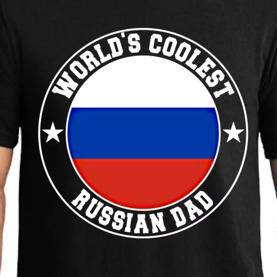 World S Coolest Russian Dad Russian Dad Gift Pajama Set