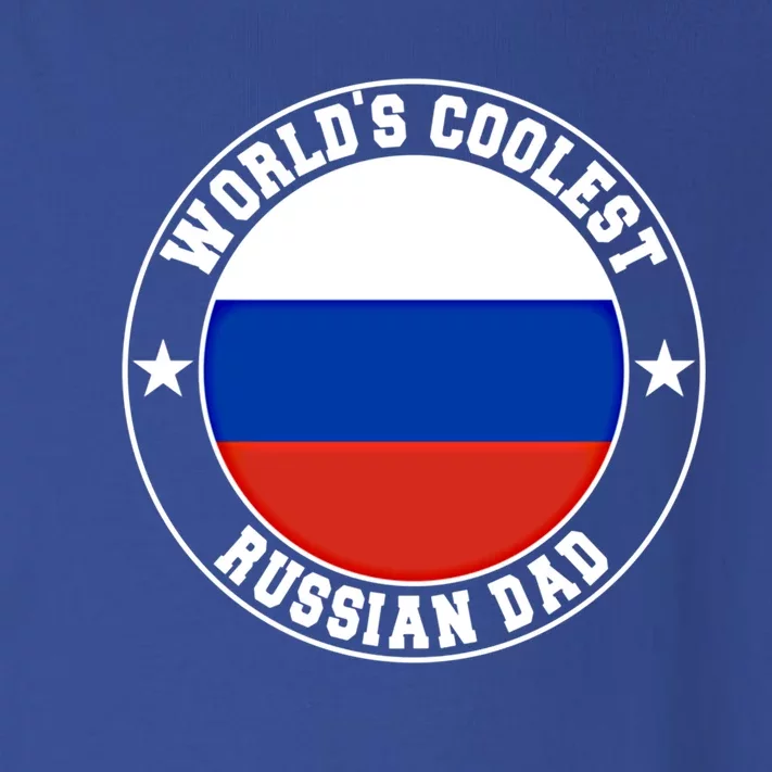 World S Coolest Russian Dad Russian Dad Gift Toddler Long Sleeve Shirt