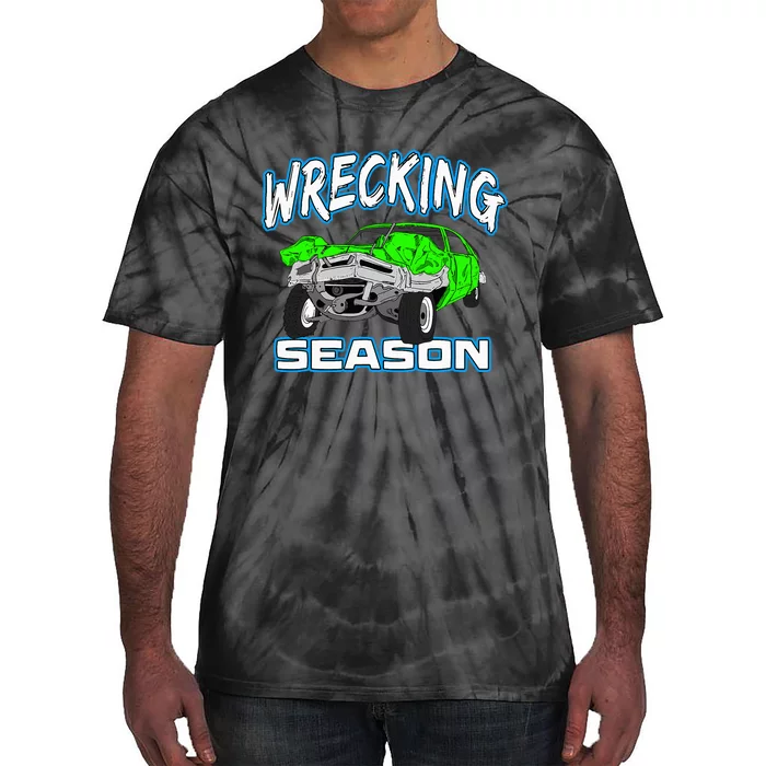 Wrecking Season Demolition Derby Tie-Dye T-Shirt