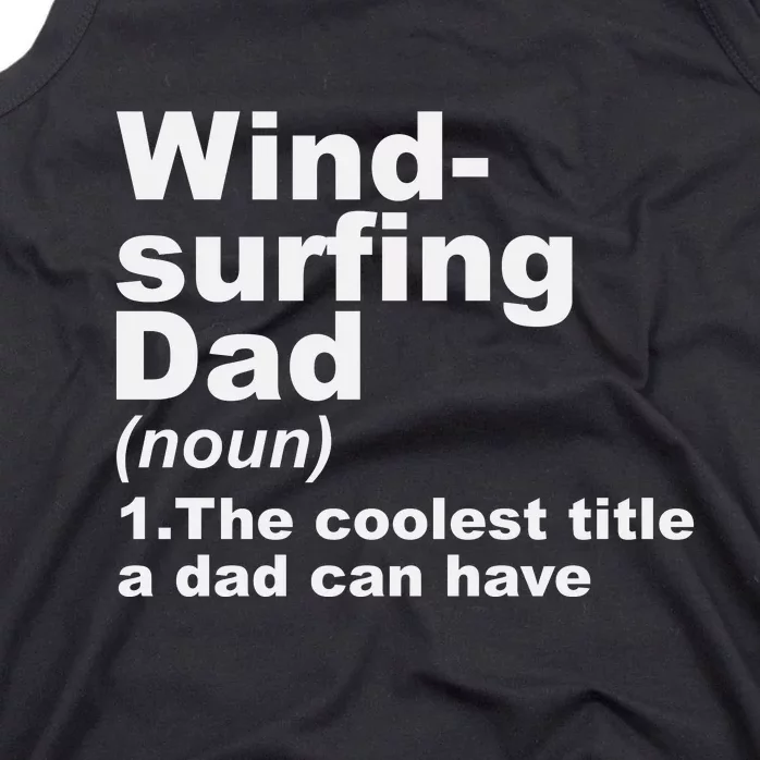 Wind Surfing Dad Definition Gift For Fathers Day Tank Top