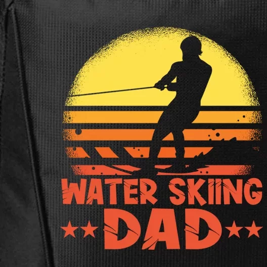 Water Skiing Dad Gift City Backpack