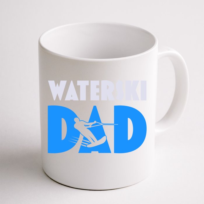 Water Skiing Dad Waterskiing Water Skiing Fathers Day Great Gift Front & Back Coffee Mug