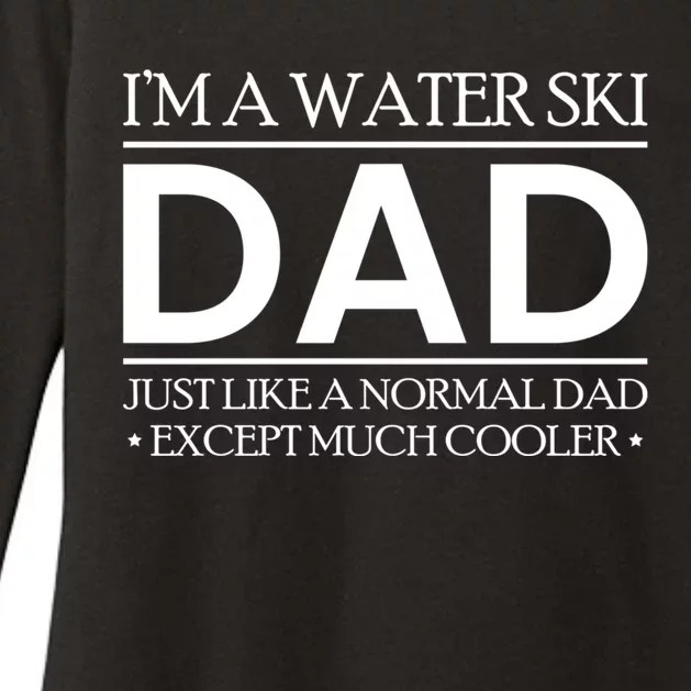 Water Ski Dad Skiing Waterski Waterskiing Waves Boat Holiday Gift Womens CVC Long Sleeve Shirt