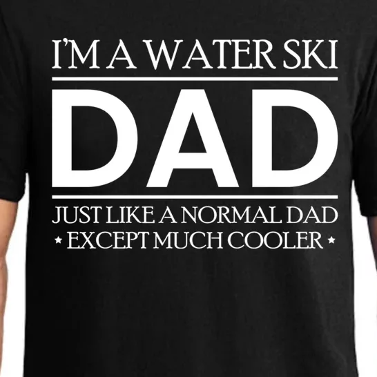 Water Ski Dad Skiing Waterski Waterskiing Waves Boat Holiday Gift Pajama Set