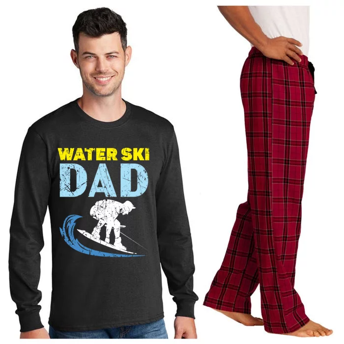 Water Ski Dad Water Skiing Best Daddy Ever Fathers Day Gift Long Sleeve Pajama Set