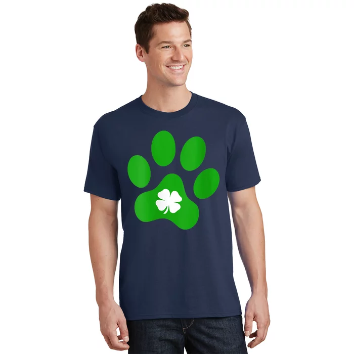 Womens Shamrock Dog St. Patrick's Day T-Shirt