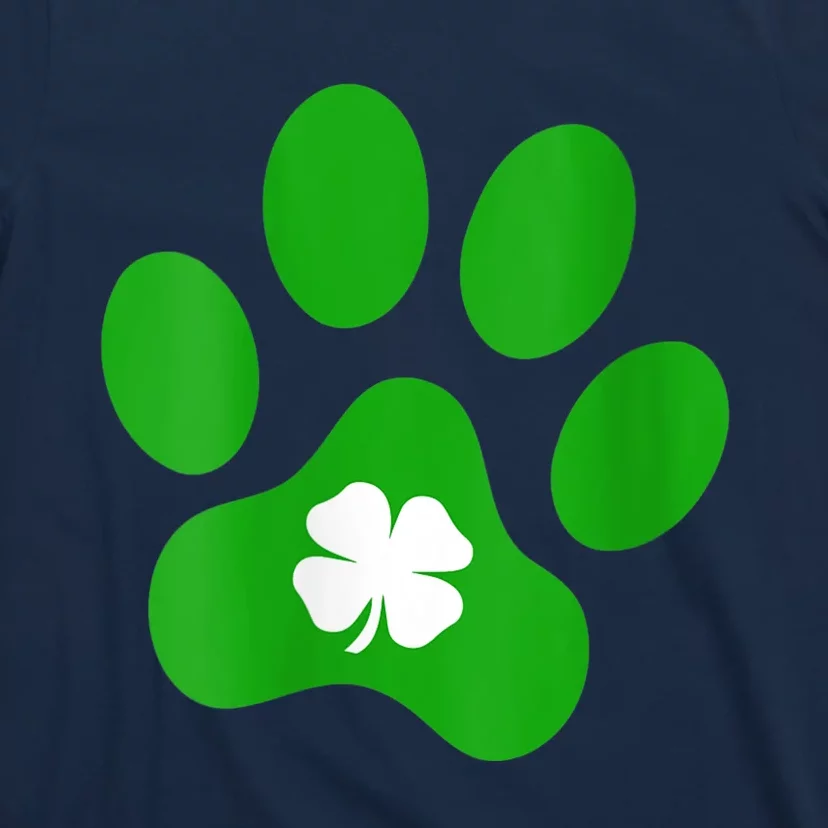 Womens Shamrock Dog St. Patrick's Day T-Shirt