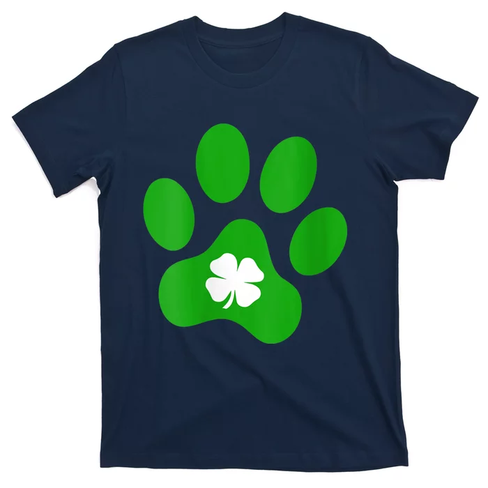 Womens Shamrock Dog St. Patrick's Day T-Shirt