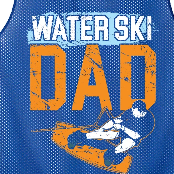 Water Ski Dad Water Skiing Best Daddy Ever Fathers Day Gift Mesh Reversible Basketball Jersey Tank