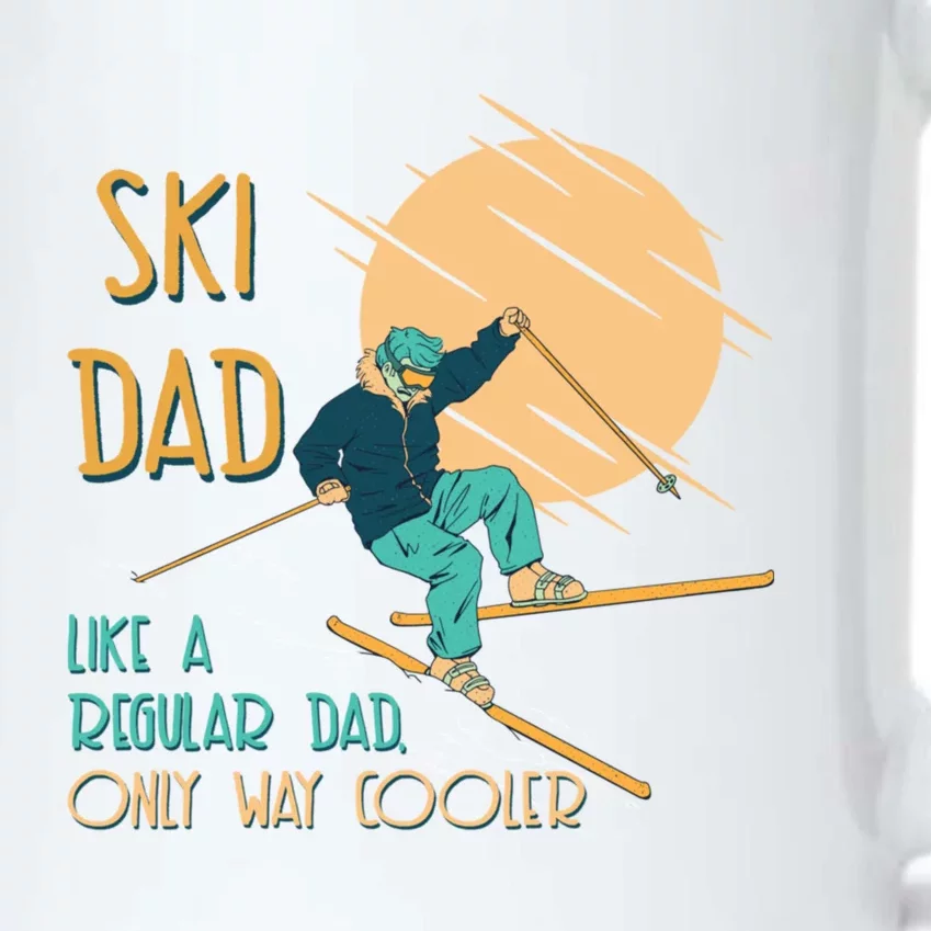 Winter Sports Dad Snowboarder Funny Husband Gift Black Color Changing Mug