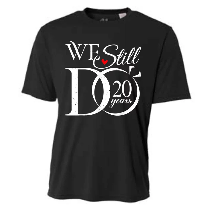 We Still Do 20 Years Funny Couple 20th Wedding Anniversary Cooling Performance Crew T-Shirt