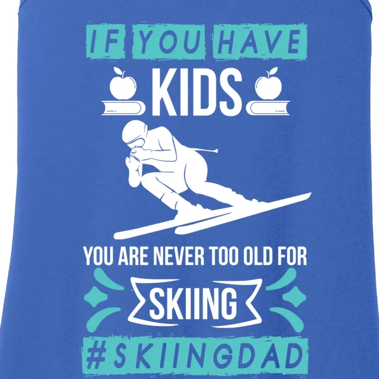 Wintersports Ski Dad Parents Skiing Gift Ladies Essential Tank