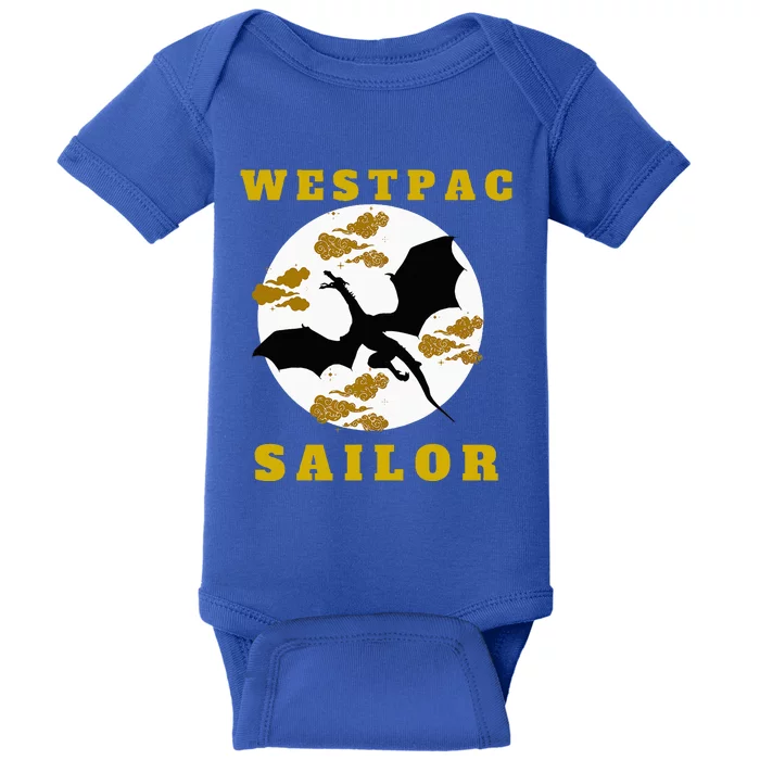 Westpac Sailor Dragon For Western Pacific Deployment Baby Bodysuit