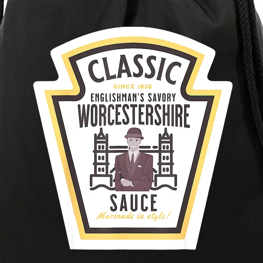 Worcestershire Sauce Diy Halloween Costume Condiment Drawstring Bag