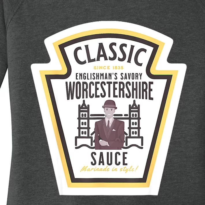 Worcestershire Sauce Diy Halloween Costume Condiment Women's Perfect Tri Tunic Long Sleeve Shirt