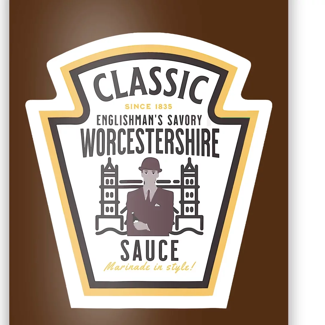 Worcestershire Sauce Diy Halloween Costume Condiment Poster