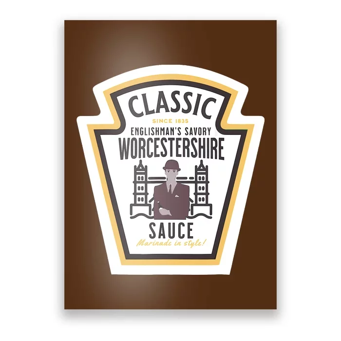 Worcestershire Sauce Diy Halloween Costume Condiment Poster