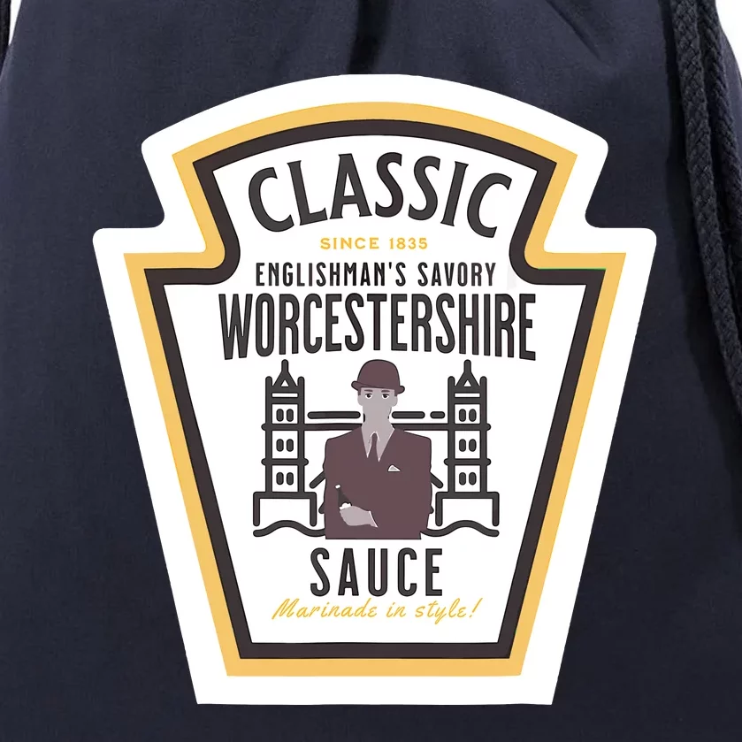 Worcestershire Sauce Diy Halloween Costume Condiment Drawstring Bag