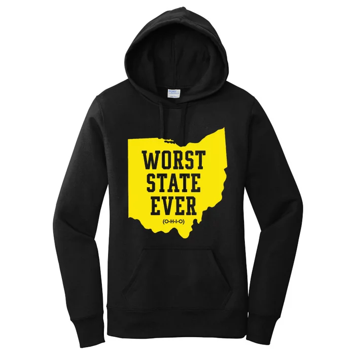 Worst State Ever Ohio Women's Pullover Hoodie