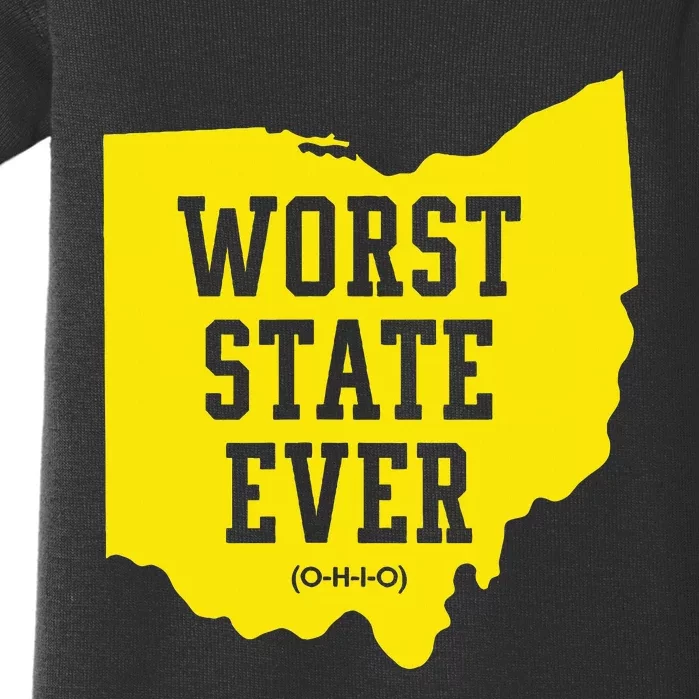 Worst State Ever Ohio Baby Bodysuit