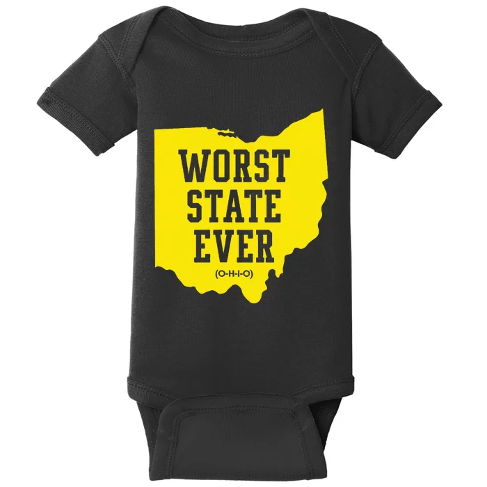 Worst State Ever Ohio Baby Bodysuit