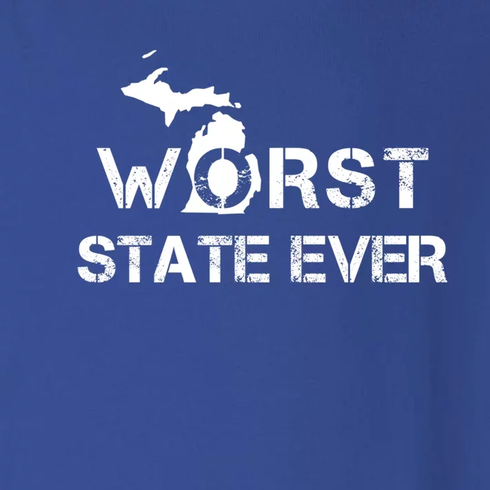 Worst State Ever Michigan Gift Toddler Long Sleeve Shirt