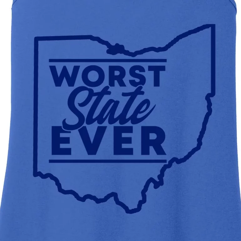 Worst State Ever Ohio Funny Gift Ladies Essential Tank