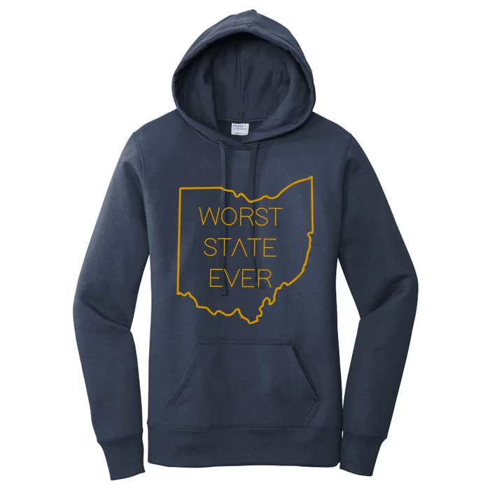 Worst State Ever Gift Women's Pullover Hoodie