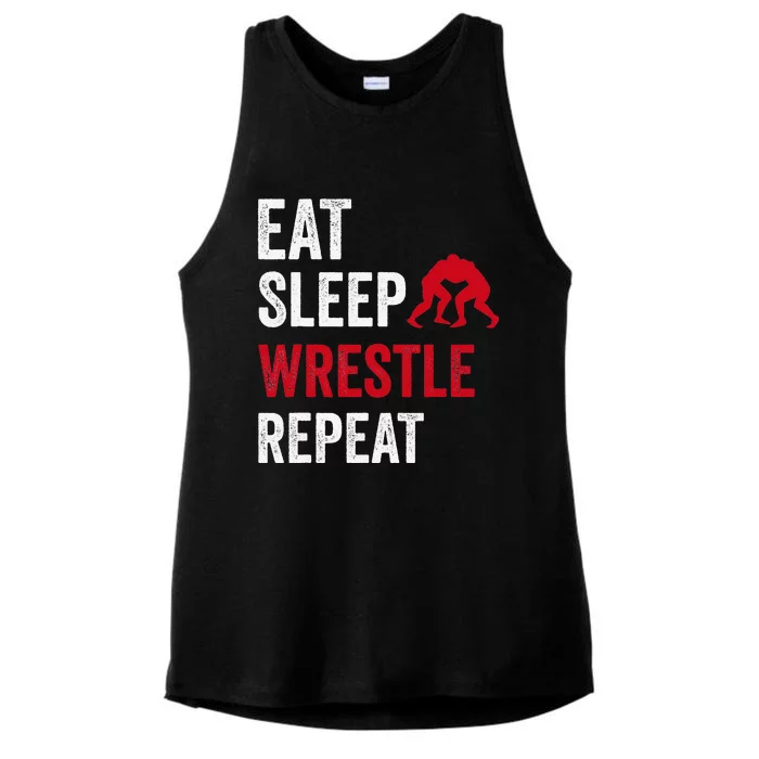 Wrestling Sport For Wrestling Ladies Tri-Blend Wicking Tank