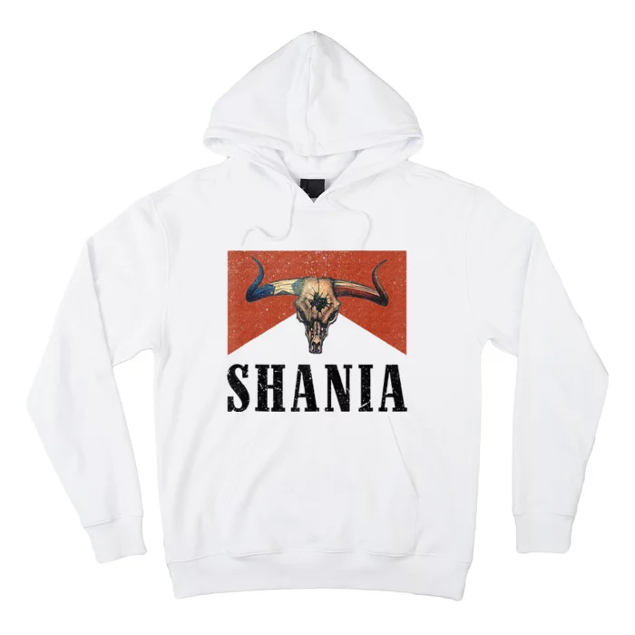 Western Shania First Name Punchy Cowboy Cowgirl Rodeo Style Hoodie