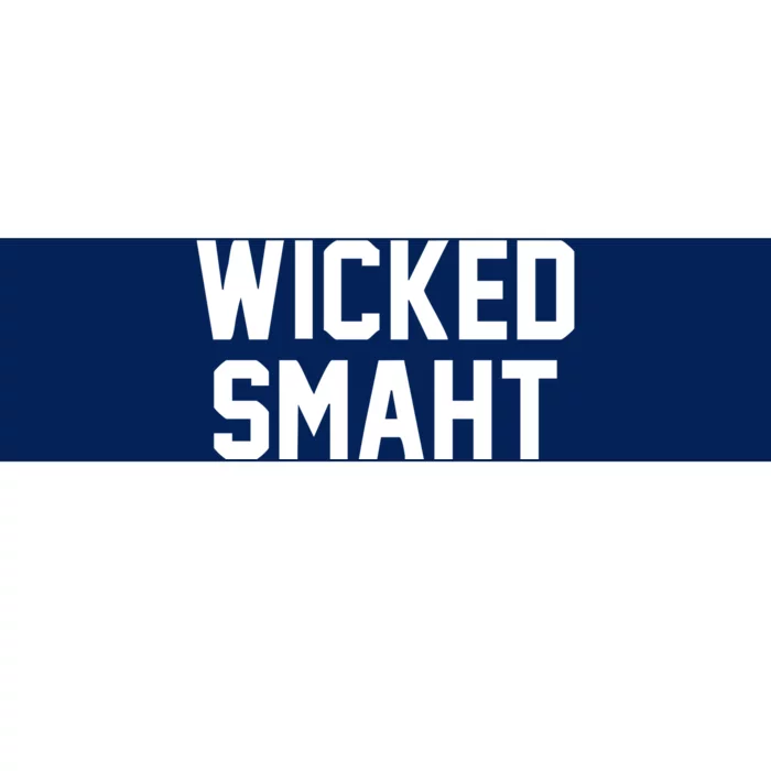 Wicked Smaht Funny Bumper Sticker