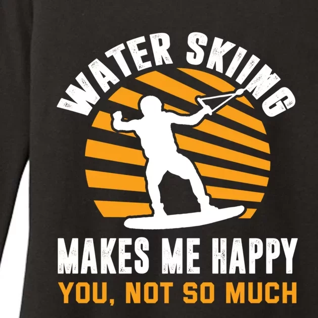 Water Skiing Funny Gift Sarcastic Water Skier Water Ski Lover Meaningful Gift Womens CVC Long Sleeve Shirt