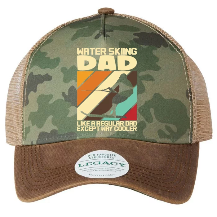 Water Ski Fans Water Skiing Dad Gift Legacy Tie Dye Trucker Hat