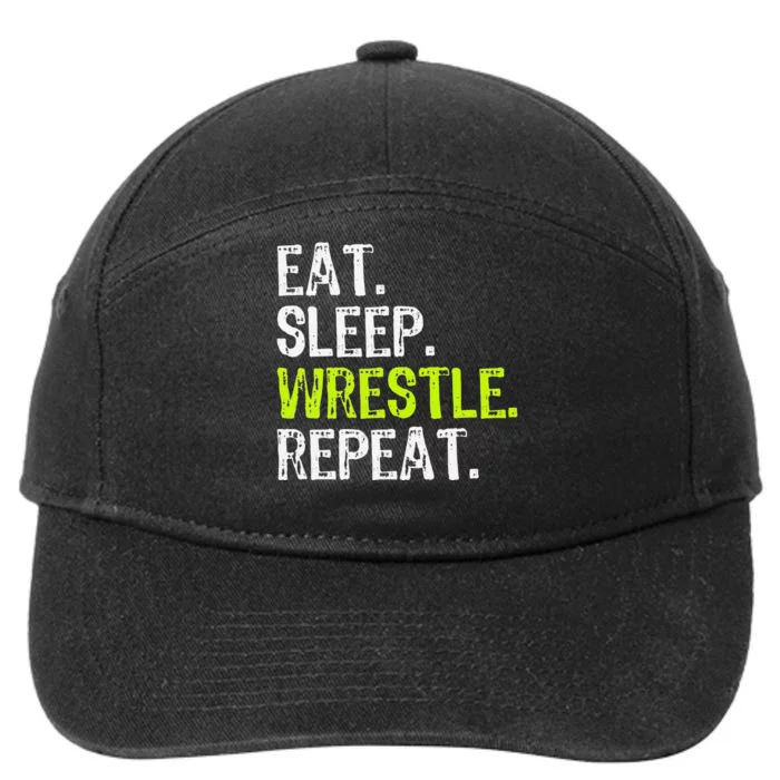 Wrestling Shirts  Funny Free Hugs Wrestling  Coach 7-Panel Snapback Hat