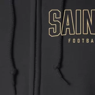 Women Saints Footballl Full Zip Hoodie