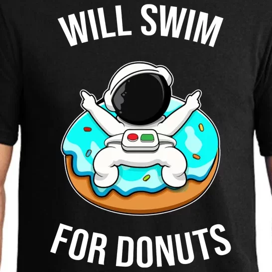 Will Swim For Donuts Pajama Set