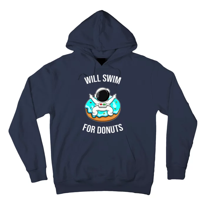 Will Swim For Donuts Hoodie