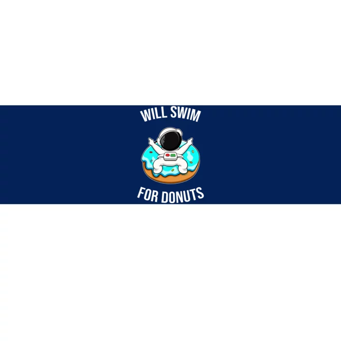 Will Swim For Donuts Bumper Sticker