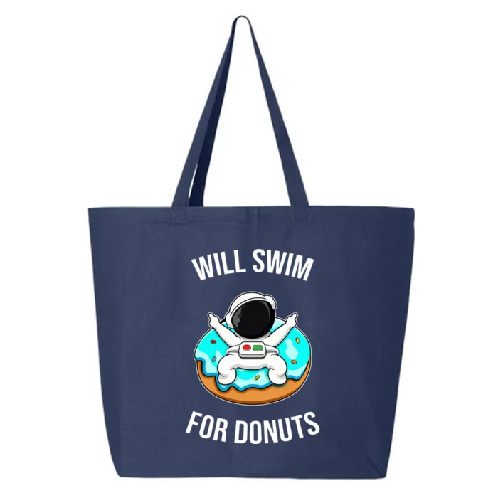 Will Swim For Donuts 25L Jumbo Tote