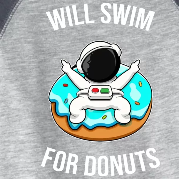 Will Swim For Donuts Toddler Fine Jersey T-Shirt